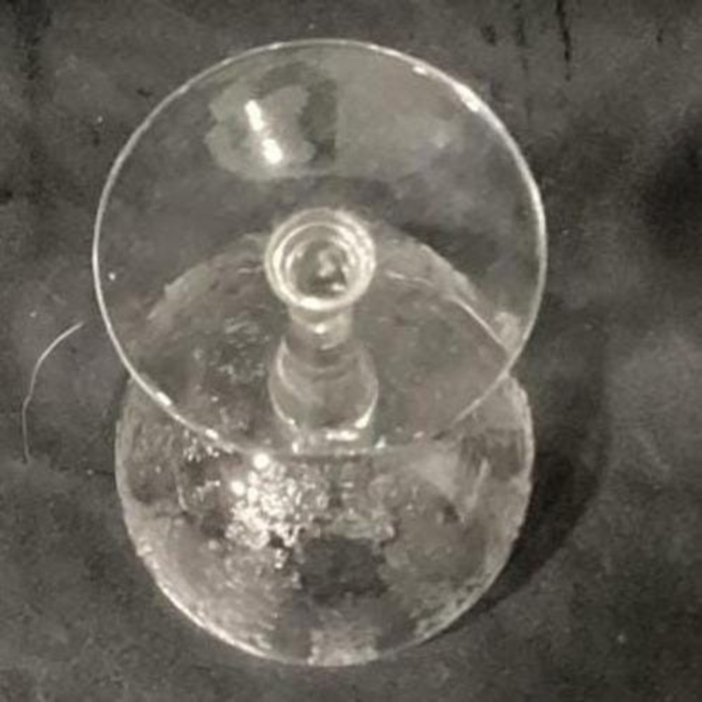 Fostoria Style Chinz Tall Sherbet Glasses, Set Of 4, Vintage Etched Stemware - Picture 4 of 11